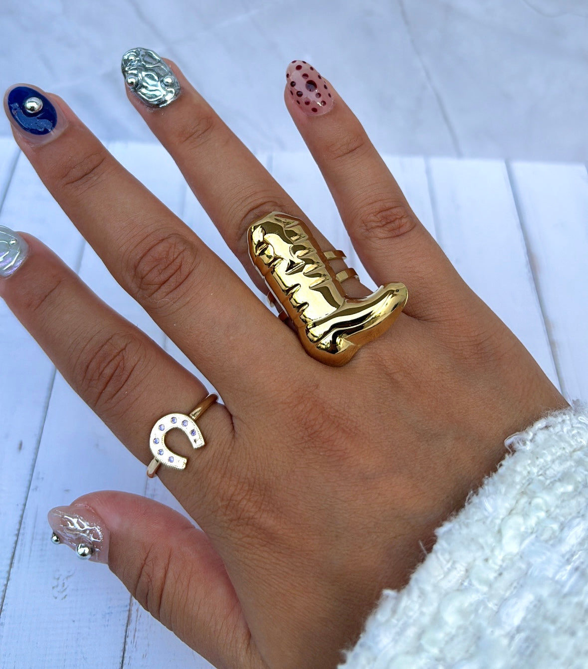 Anillos herradura Cowgirl