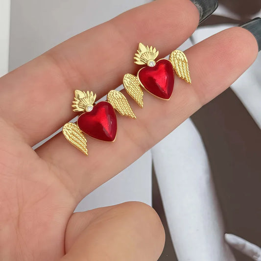 Aretes Sagrado Corazón