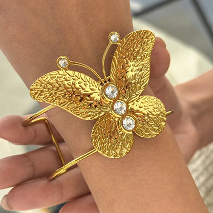 Pulsera Mariposa en Acero Inoxidable