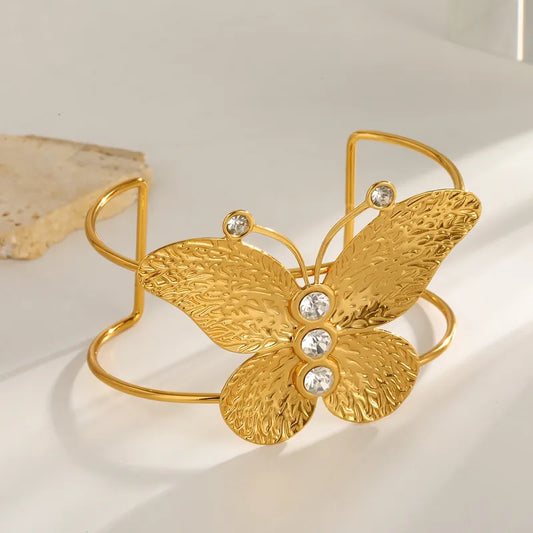 Pulsera Mariposa en Acero Inoxidable
