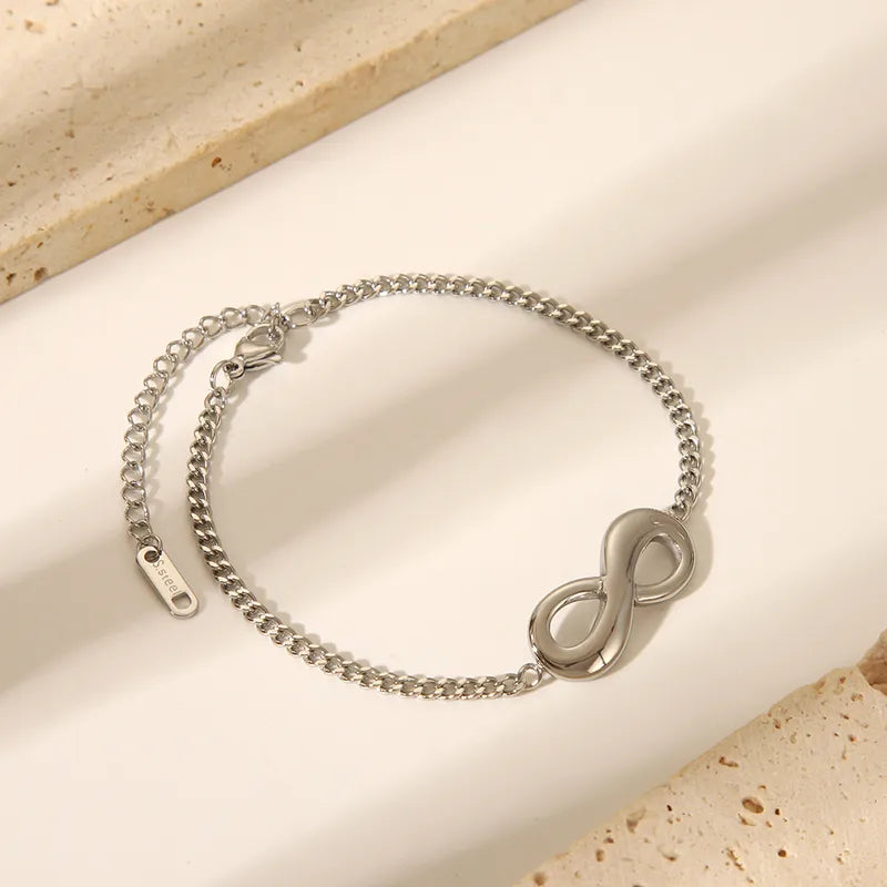 Pulsera Infinito tono plata ♾️