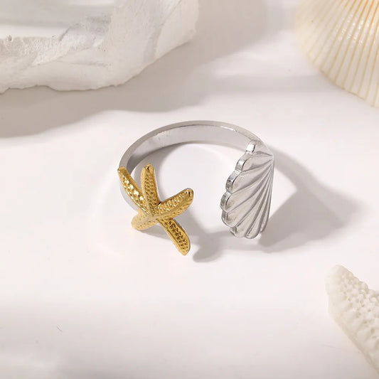 Anillo Mar bicolor