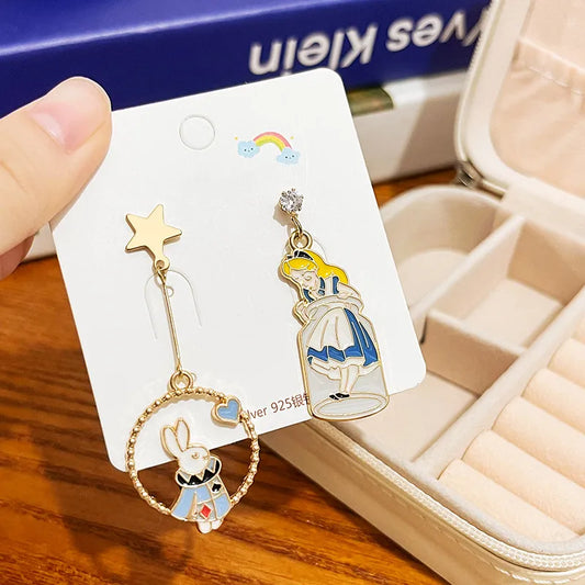 Aretes Alicia en el País de las Maravillas